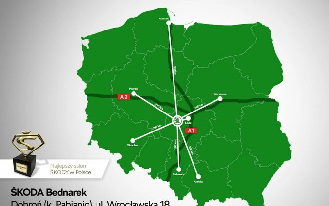 Skoda Octavia cena 145900 przebieg: 11919, rok produkcji 2023 z Zbąszyń małe 529